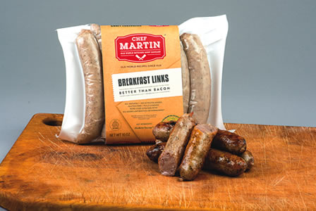Chef Martin - Old World Butcher Shop Sausage - All Pork Breakfast Sausage Links