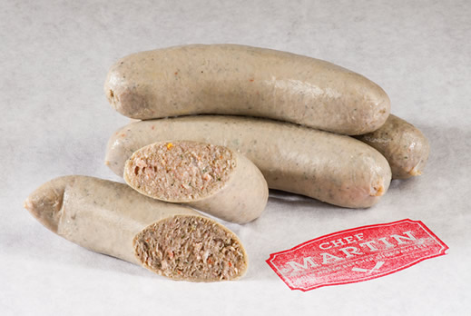 Chef Martin - Old World Butcher Shop Sausage - Boudin Blanc