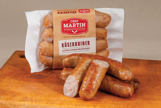 Chef Martin - Old World Butcher Shop Sausage - Käsekrainer
